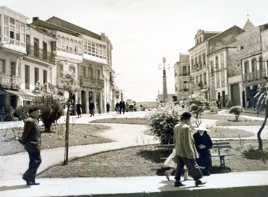1961 - El jardn de la plaza del Generalsimo